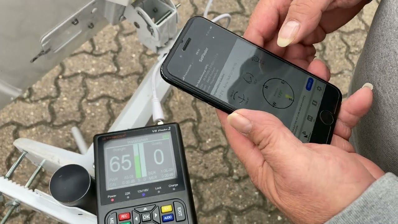 Camping Sat Anlage einstellen mit einem GTMEDIA V8 Finder 2. #12