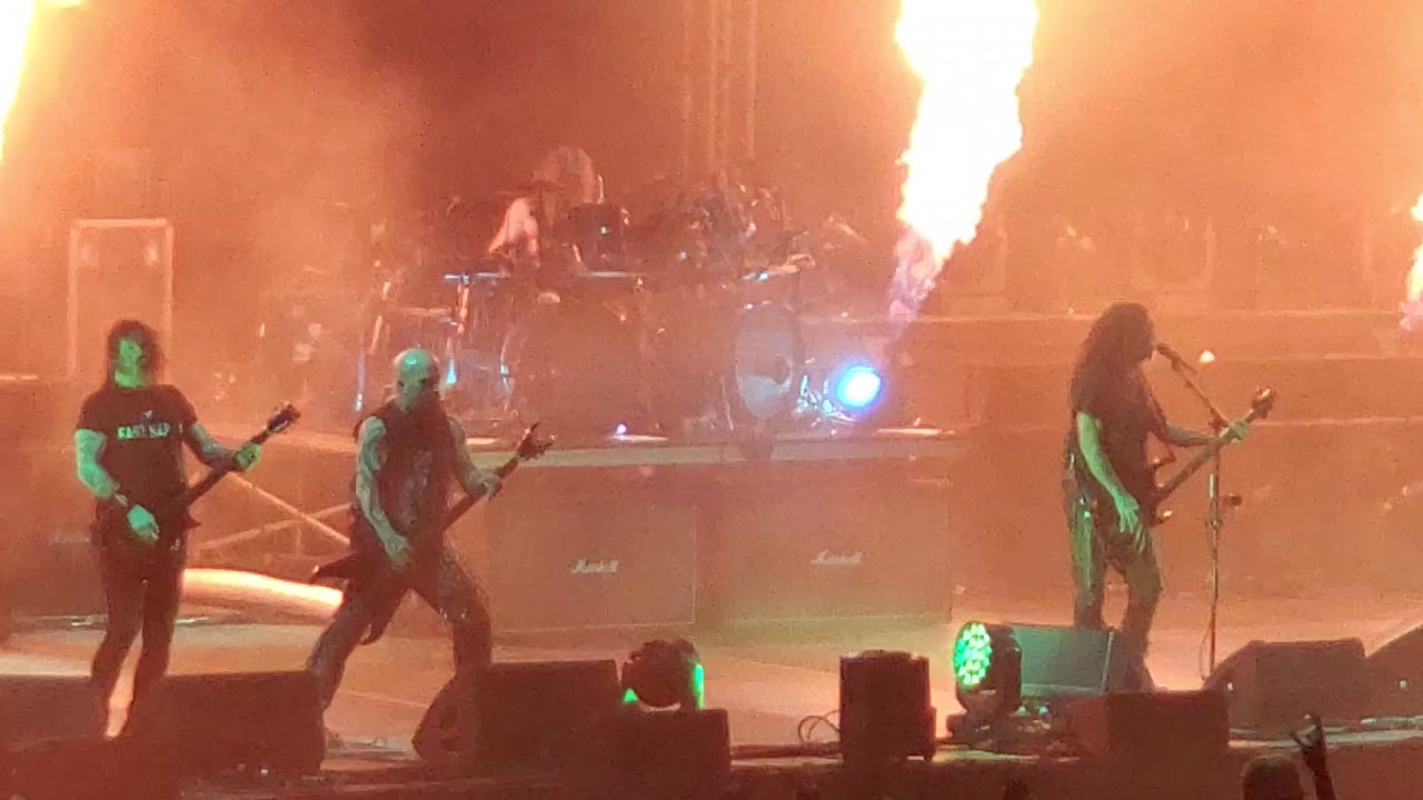 Slayer  - War Ensemble - Raleigh NC 11/3/2019 @ PNC Arena - (stage catches fire)