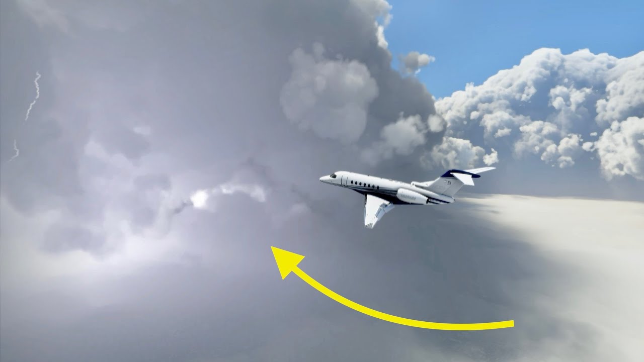 Planes VS Dangerous Tropical Cyclone In Microsoft Flight Simulator 2020