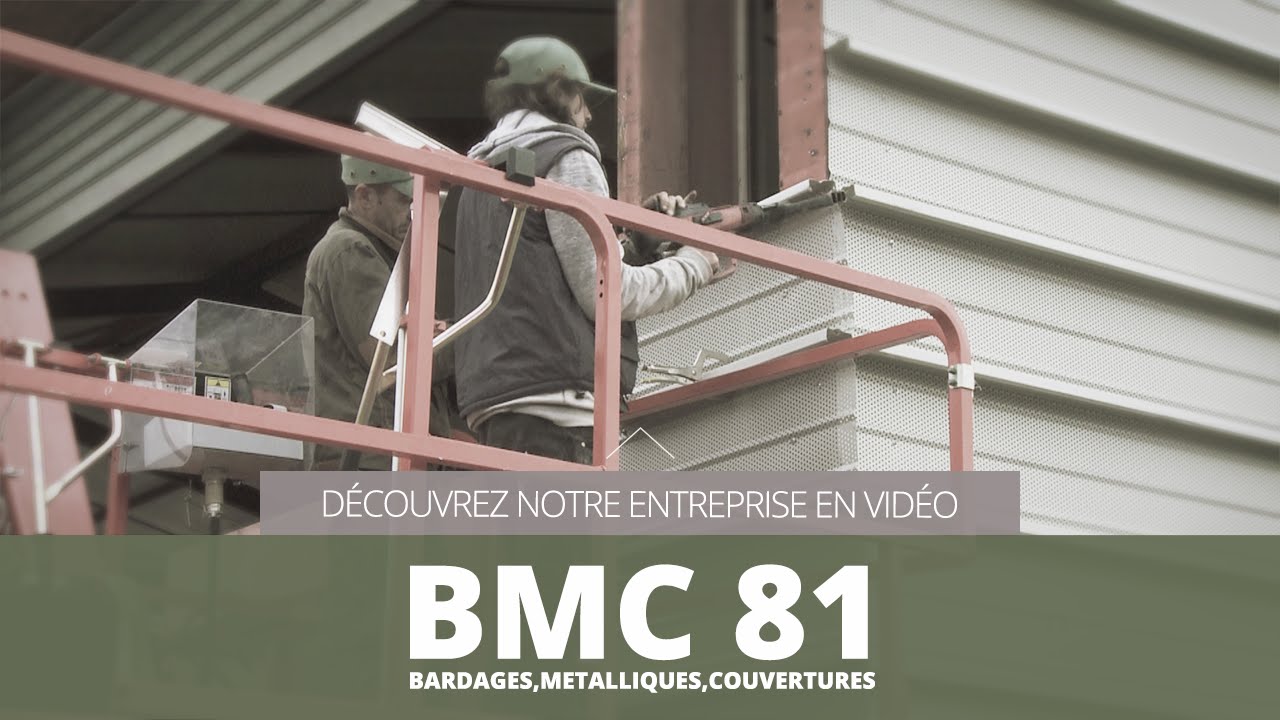 Pose de bardage, travaux de couverture et d'isolation dans le Tarn (81) - BMC 81