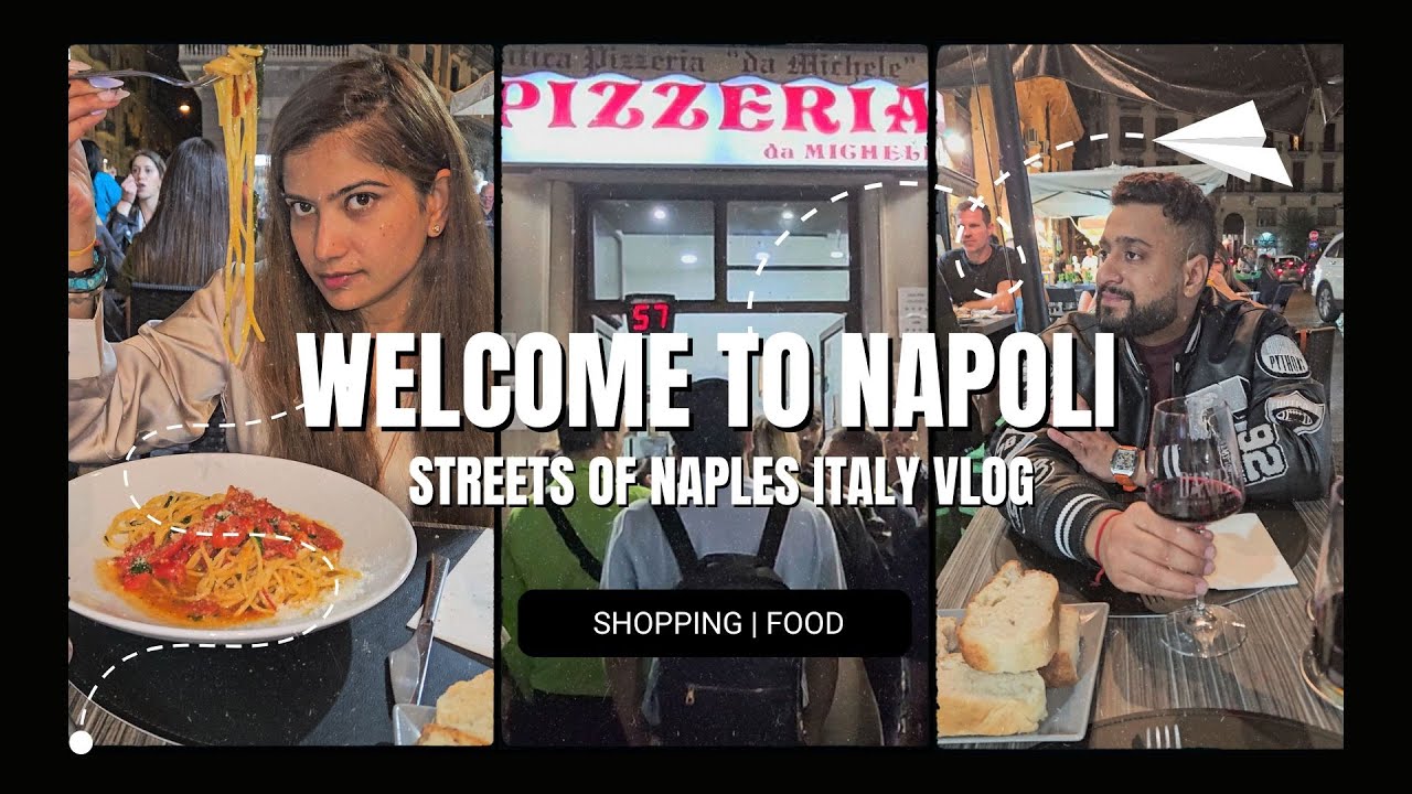 Naples Street Market & The Birthplace of Pizza! 🇮🇹 Napoli Vlog