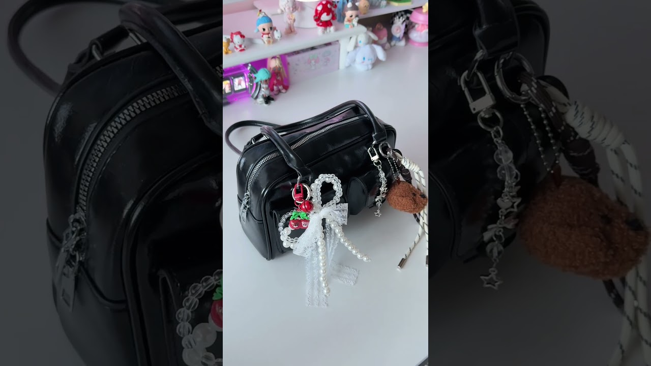 decorate my bags with me ft. yesstyle 🎀 #aesthetic #yesstyle #handbags #bag #fashion