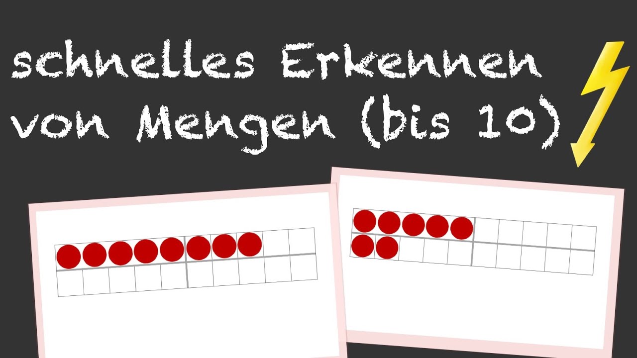 Mengen bis 10 schnell erkennen || Teste dich selbst! || Klasse 1 Mathematik Grundschule