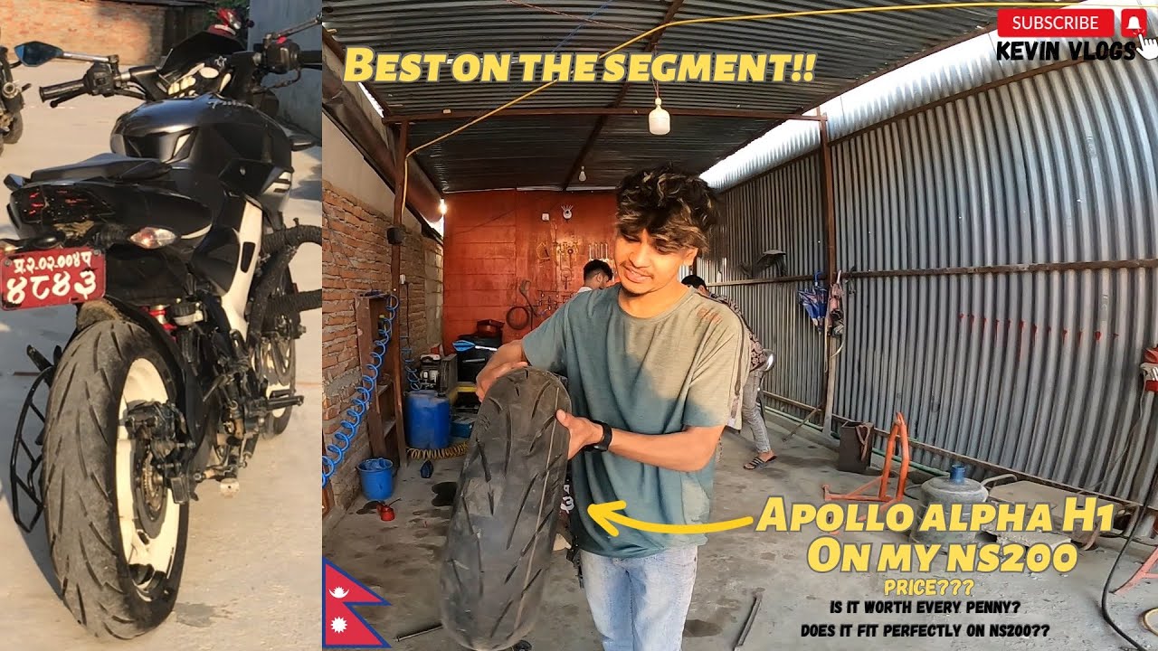 APOLLO ALPHA H1 on MY NS200!! BEST ON THE SEGMENT ?? Does it fit perfectly on NS200?? ​⁠