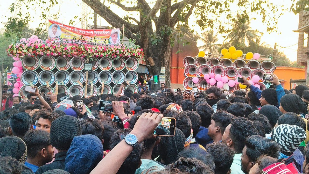 এই প্রথমবার 😱 মোজাম সাউন্ড VS খেপিমা সাউন্ডের বড় বক্সের সাথে রোড পাস হচ্ছে ও অল সেট রোড শো করছে