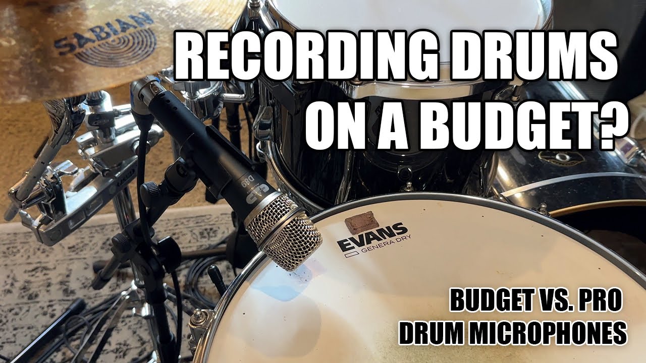 Drum Recording on a Budget: The New CAD Audio Drum Mics!