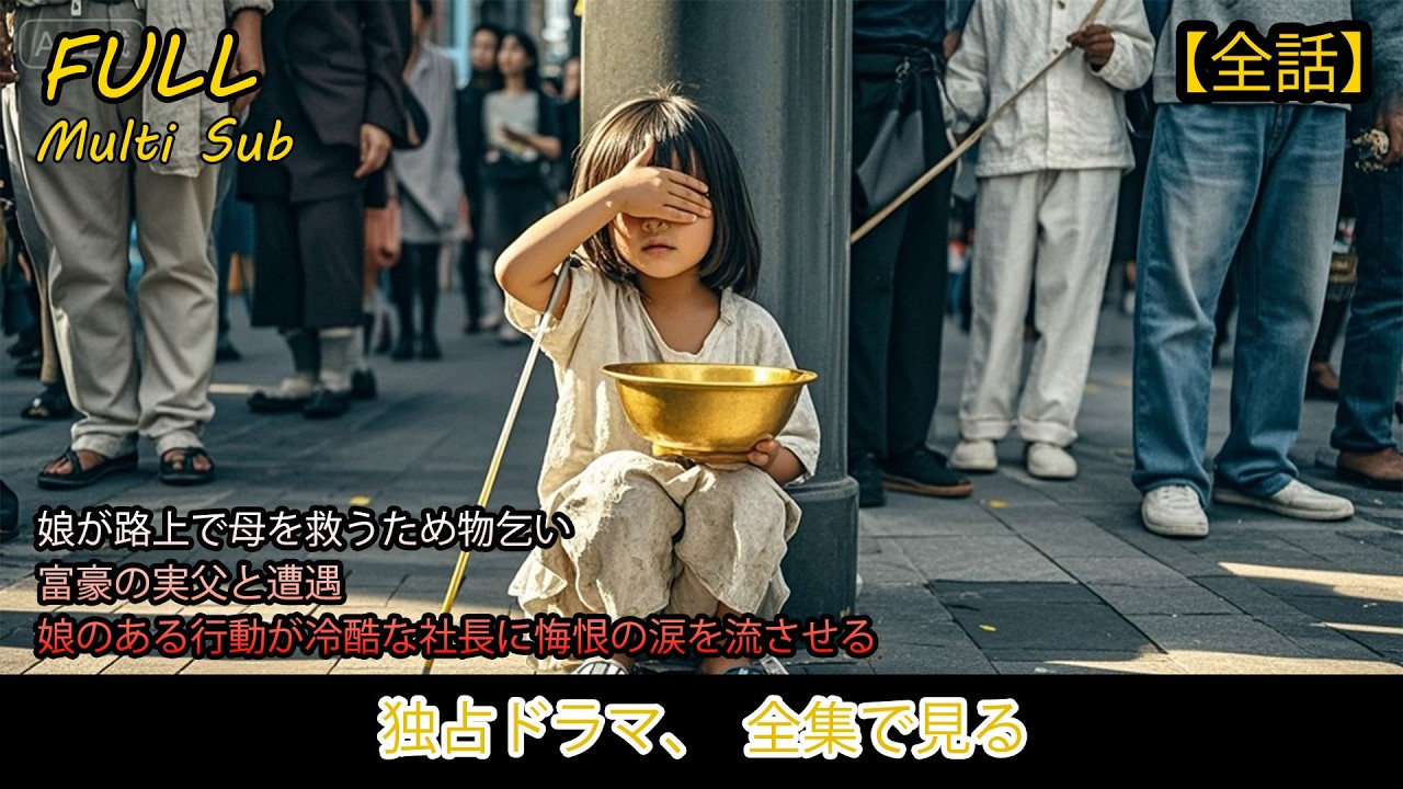 【全話】💥娘が路上で母を救うため物乞い💔富豪の実父と遭遇！娘のある行動が冷酷な社長に悔恨の涙を流させる。#中国ドラマ #おすすめ #おすすめ動画 #コメディ #ショート動画