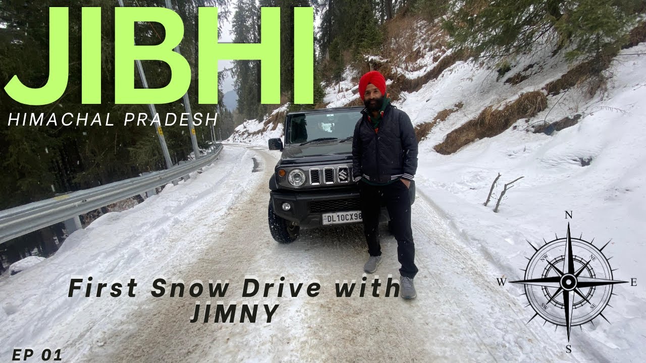 ❄️First Snow Drive With Jimny|❄️ 4x4 का मज़ा बर्फ में  |Jibhi l jalori pass