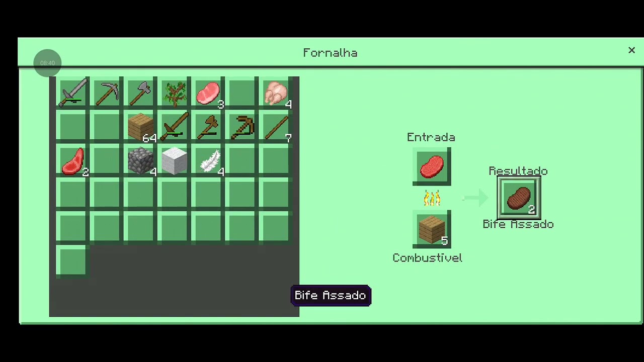 Jogando Minecraft parte 1 para zerar o jogo (desculpa o som alto )