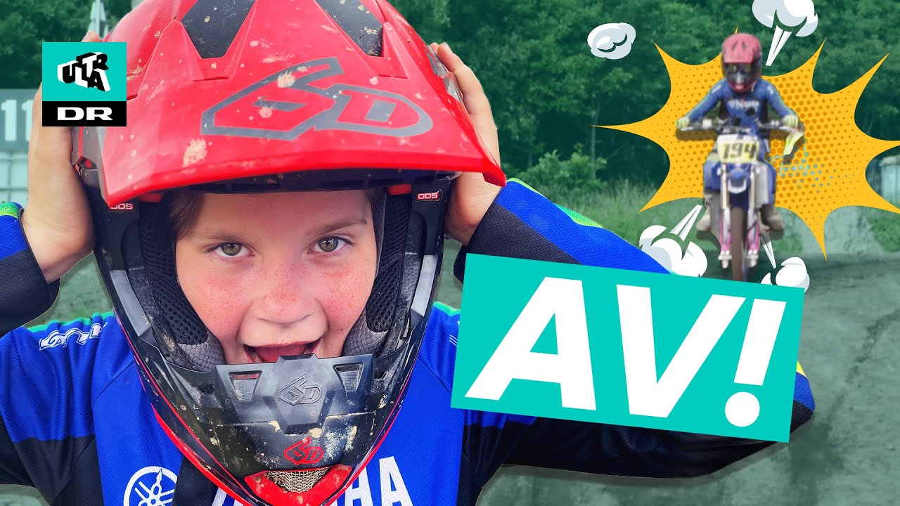 Edith laver sindssygt styrt til første motorcrossløb!