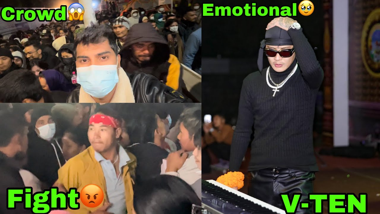 V-TEN talking about his ex- Girlfriend😱🥺Crazy fight in Vten concert😱Police latthi charge😡