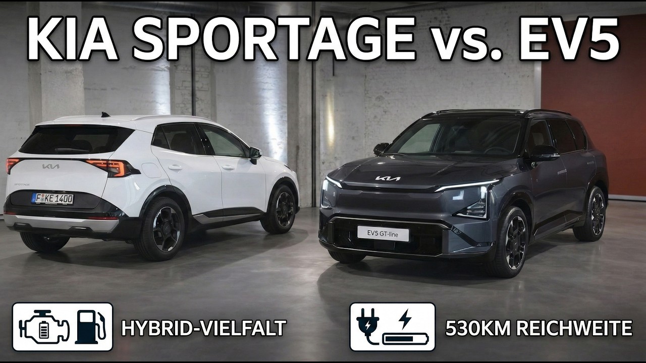 2026 Kia Sportage & EV5 – Kompakt-SUV und elektrischer SUV im Fokus