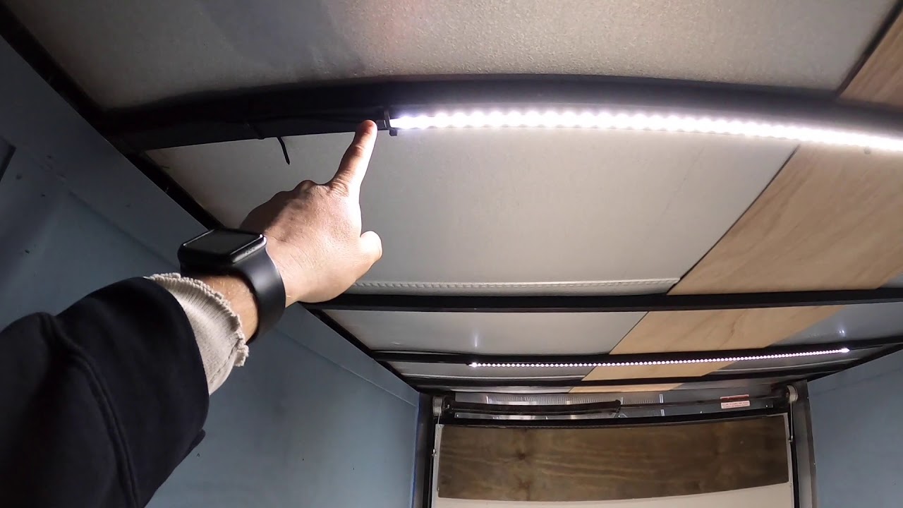 Custom LED Lighting For Enclosed Trailer (trailer build episode 3)