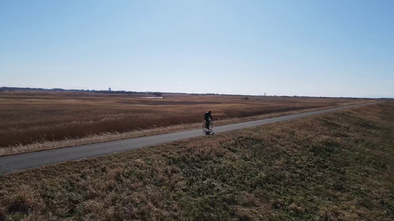 20210101  DJI mavic air 2 自動追尾&  cannondale caad10  activetrack3.0 ドローン&ロードバイク