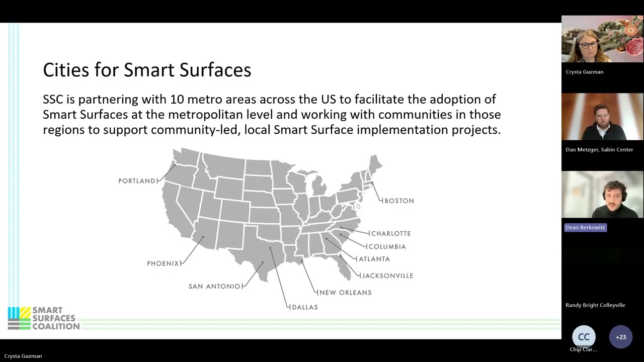 NCTCOG Webinar Decision making Tools for Extreme Heat and Stormwater Flood Mitigation in the Dallas