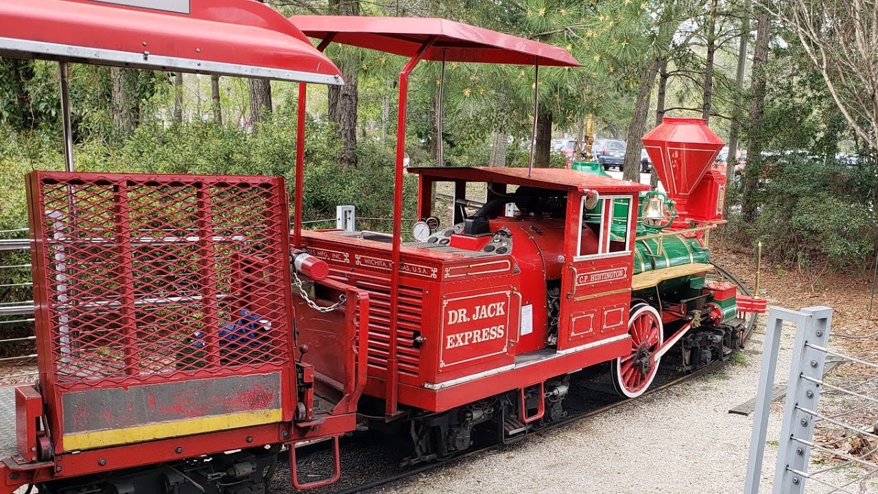 Riding the Hermann Park Railroad in Houston, TX