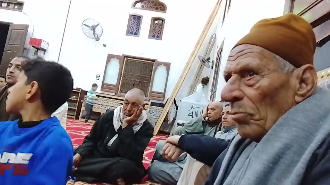 كلمة فضيلة الشيخ شحتة أبو يوسف أمسية دينية بمسجد المصطفى بقرية بيشة عامر 