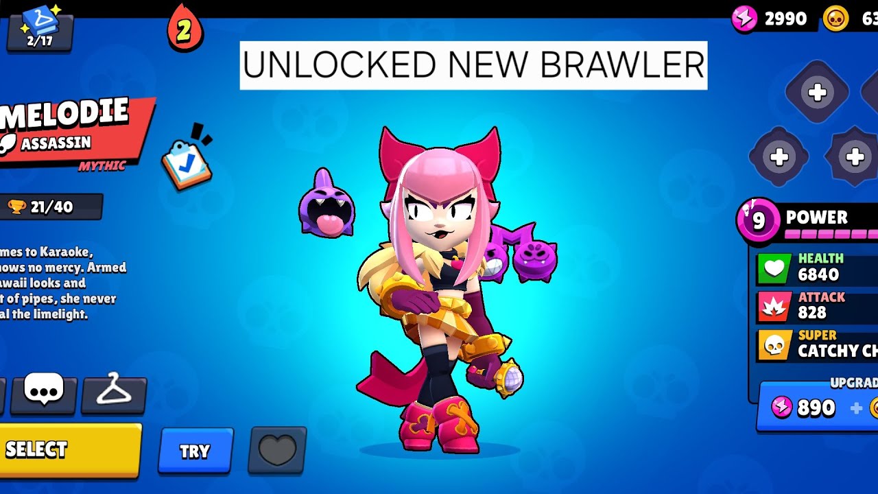 UNLOCKED A NEW BRAWLER!!!