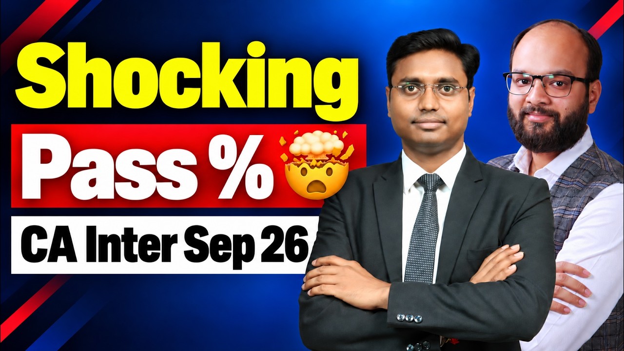 CA Inter Sep 26 Passing Percentage | CA Inter Sep 26 Result | ICAI Result CA Inter Sep 26
