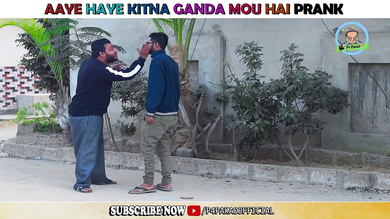 AAYE Haye Kitna Ganda Mou Hai Prank by #Nadir Ali P4pkao In #pakistaniPrankStar 2020
