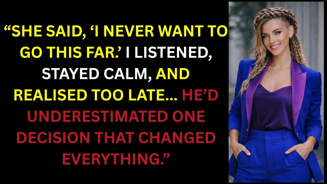 I Signed The Papers Before He Finished Talking - And That Changed Everything.
