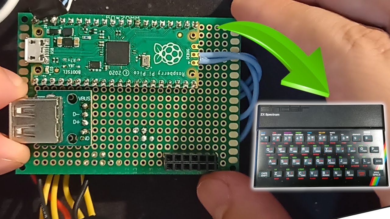 Transformei uma Raspberry Pi Pico em um ZX Spectrum