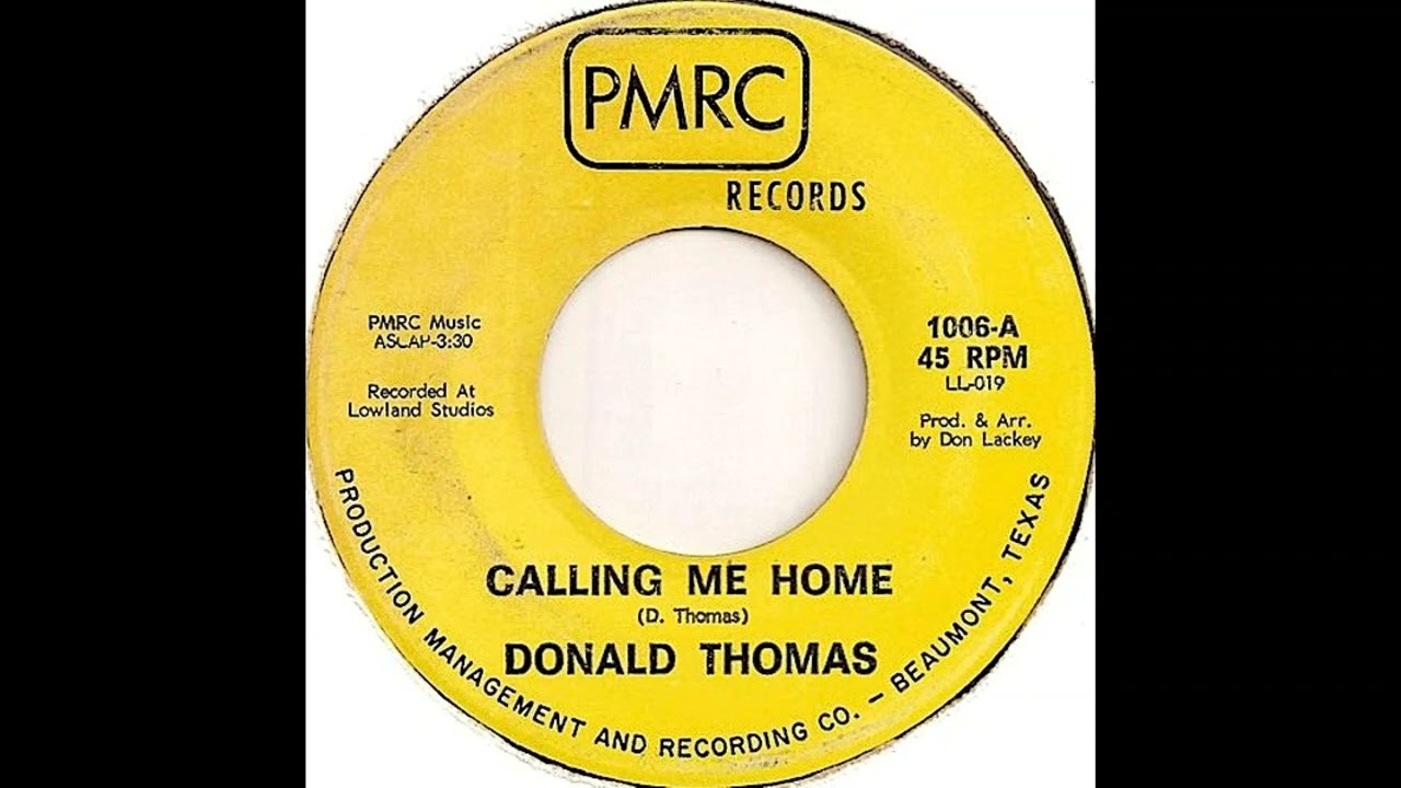 Donald Thomas   Calling Me Home