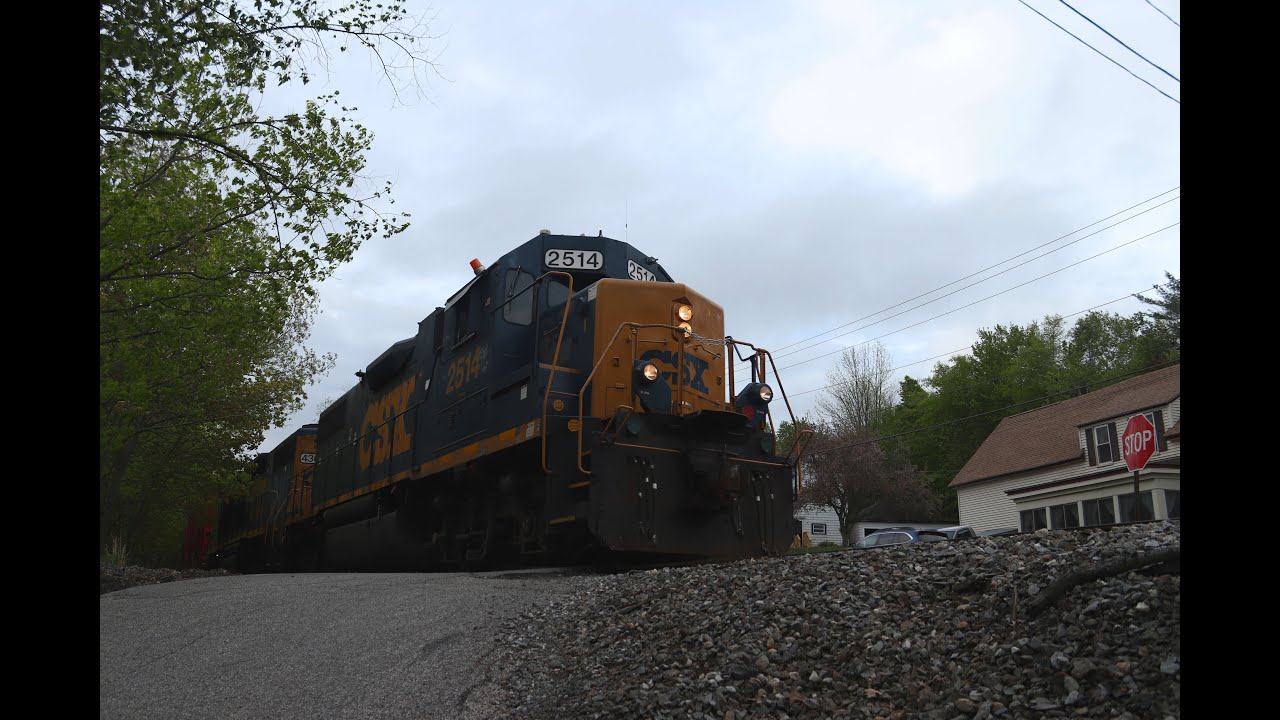 GP38-2 and its Sequel | CSX L054e Canton, ME to Rumford, ME (5/19/2025)