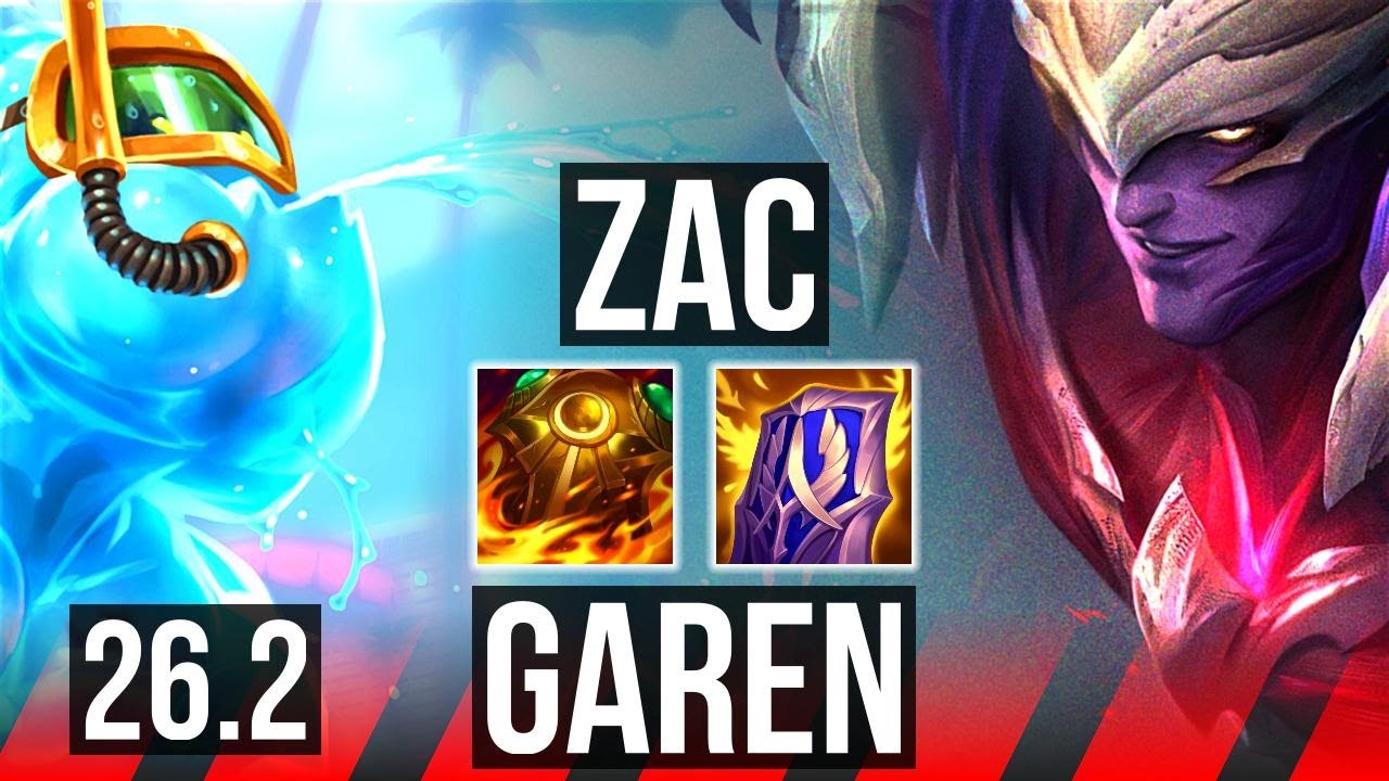 ZAC vs GAREN (TOP) | KR Master | 26.2