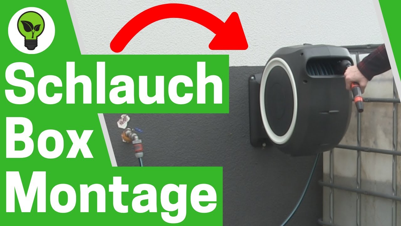 Gardena Schlauchbox Montage ✅ ULTIMATIVE ANLEITUNG: Wie Roll Up Schlauchtrommel an Wand Befestigen?