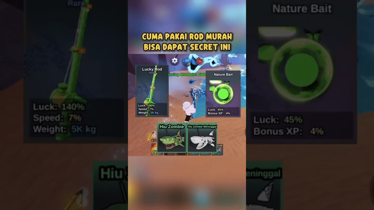 Cuma Pakai Rod & Bobber Ini Bisa Dapat SECRET di Gunung Hallow! – Fish It Roblox 