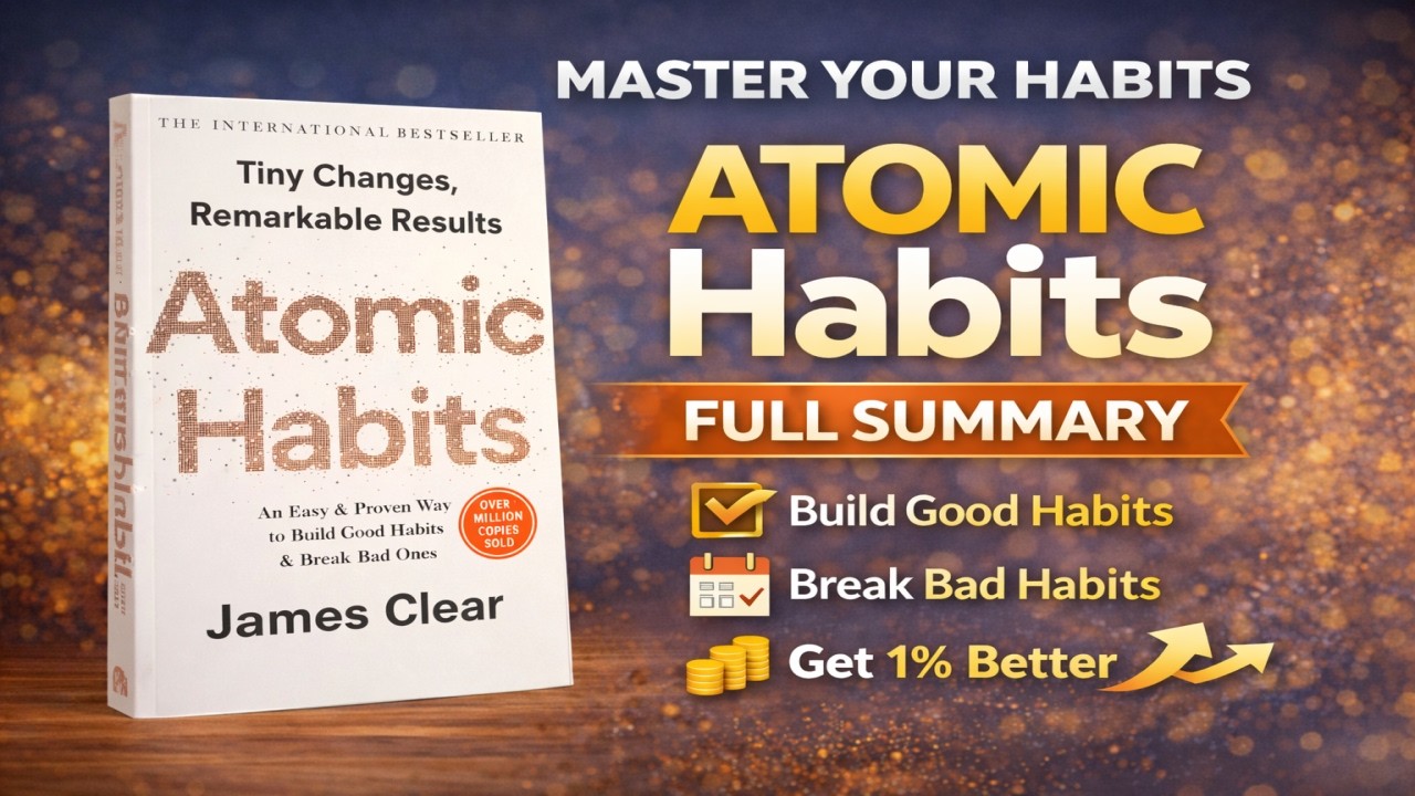 How to Build Habits That Actually Stick (Atomic Habits Full Book Summary) Audiobook Insights