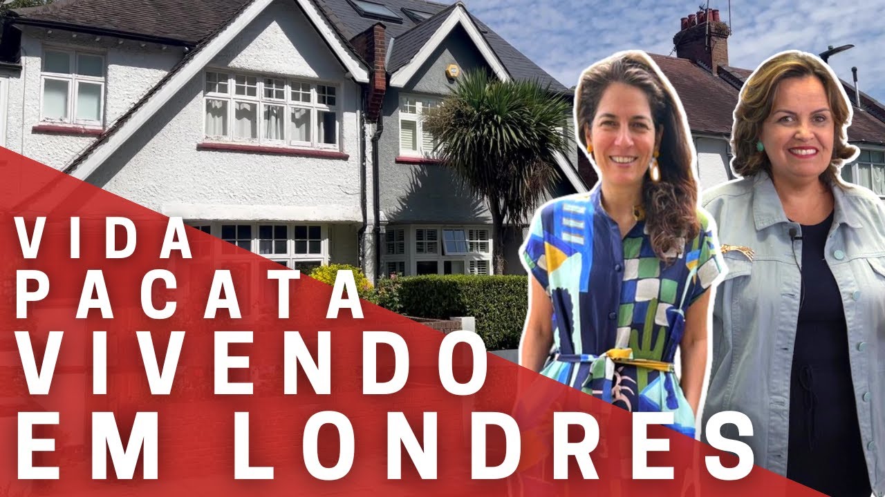 Casa centenária em Londres, vida tranquila e cheia de arte
