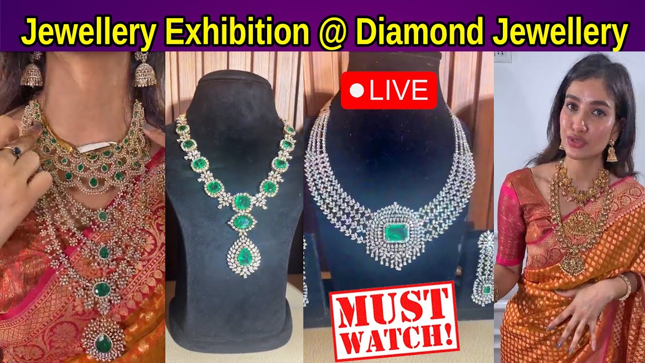 Diamond Jewellery | Diamond Gold Jewellery From Manjula Jewels |  @brideessentials ​#diamonds