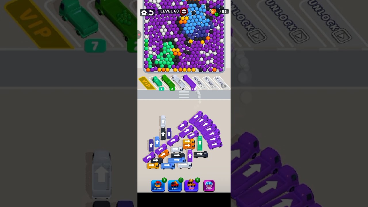 Bubble Bus 🚌: Parking Jam Puzzle Game level 60 gameplay walk-through 2026#Game#gaming