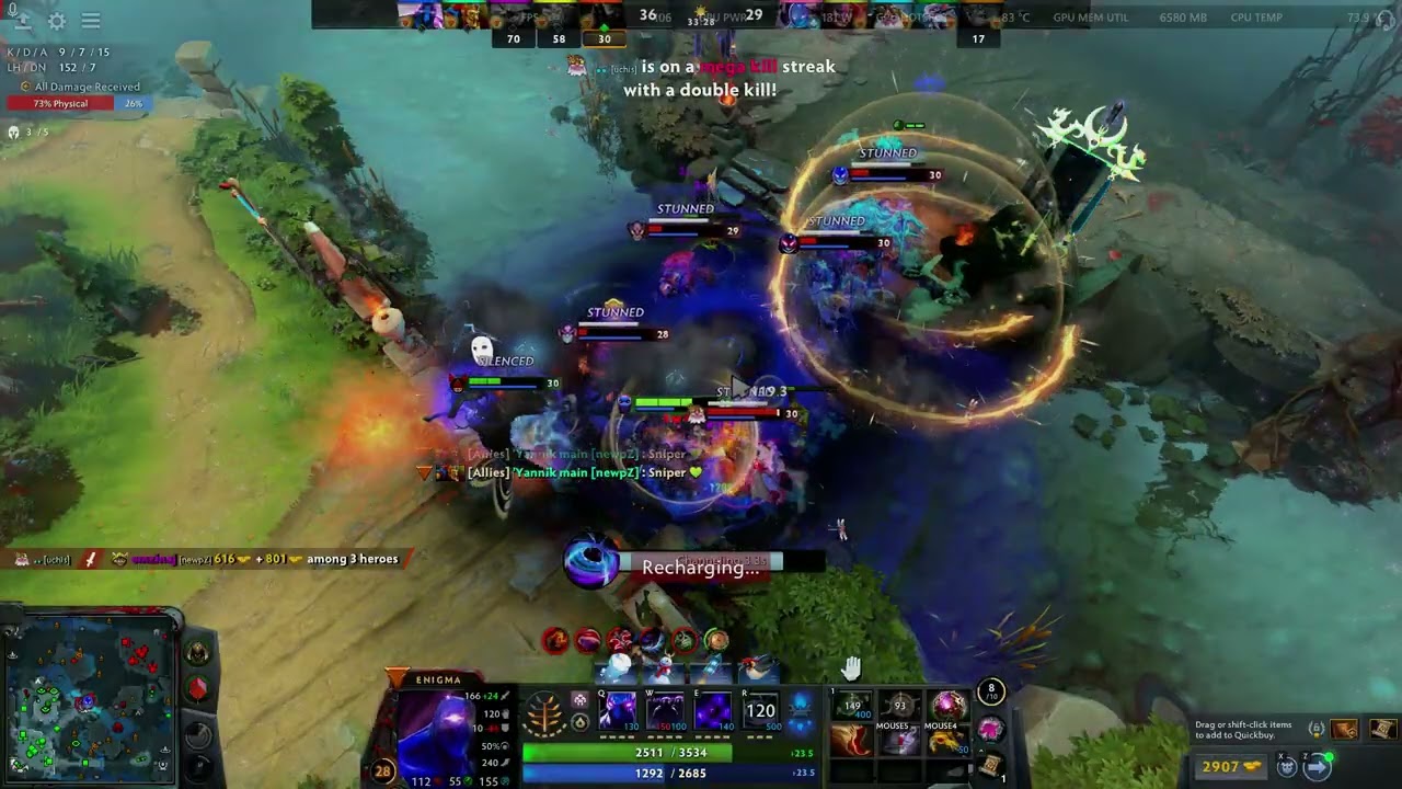 Dota 2 | Inigma 4 man ulti