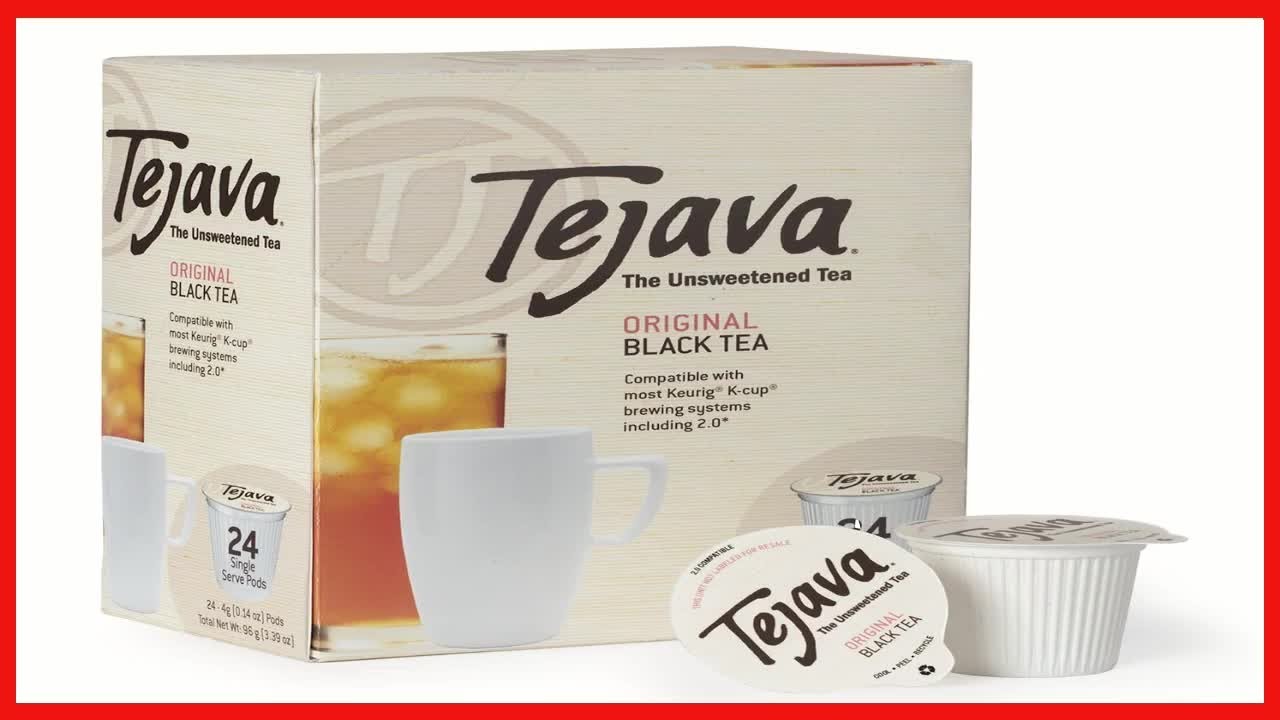 Насладитесь свежим, чистым вкусом несладких капсул черного чая Tejava.