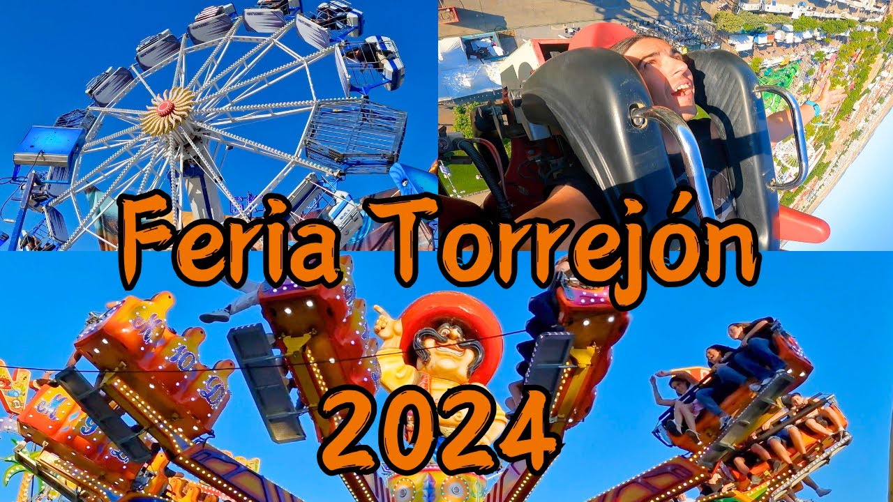 FERIA de Atracciones TORREJÓN de Ardoz 2024 (MADRID)