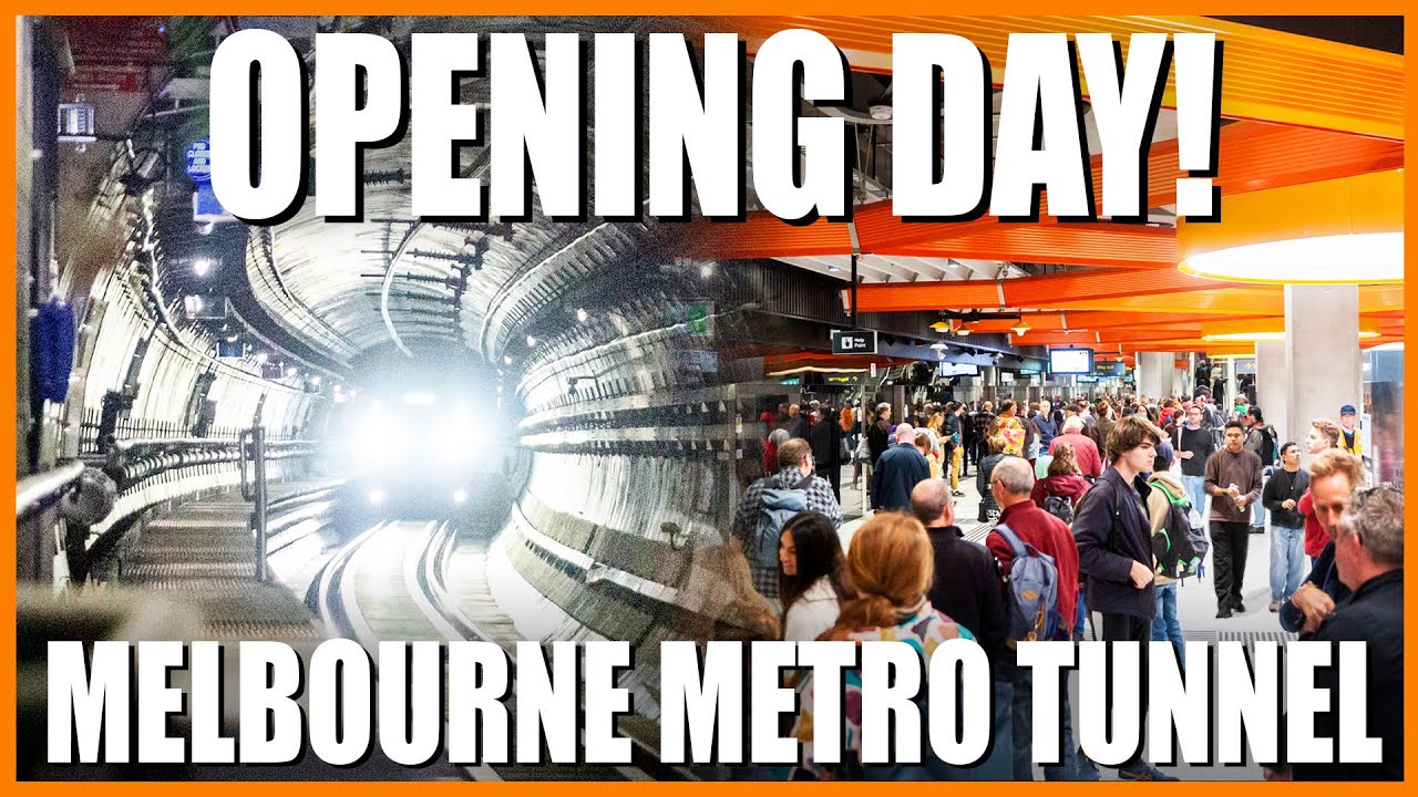 Metro Tunnel Opening Day!