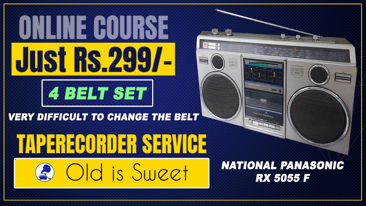 Four Belts...? | Very Dificult to Change | Old is Sweet