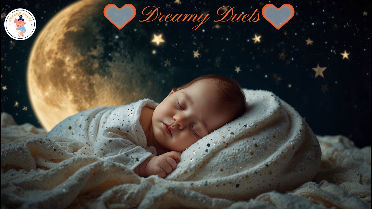 Sweet Baby Sleep Music 🎶 Bedtime Lullaby For Sweet Dreams 💤🖤 달콤한 아기 수면 음악 🎶 달콤한 꿈을 위한 취침 시간 자장가 💤