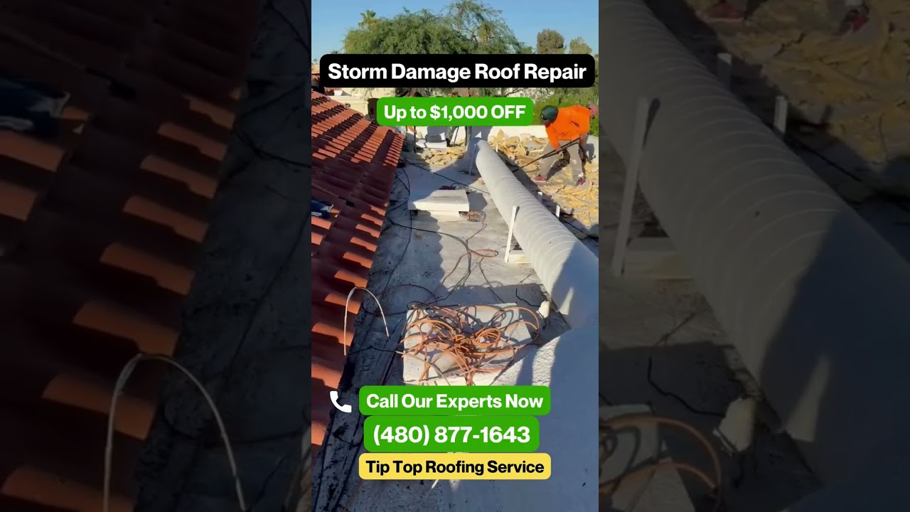 Phoenix Storm Damage? Fix Your Roof Before It Gets Worse &mdash; $1,000 OFF!