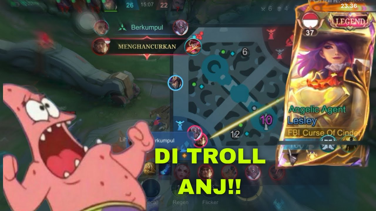 COBAAN PUSH RANK SOLO!!, KETEMU PUBLIK TOP PROVINSI DI TEAM MALAH SENGAJA AFK AJG!!