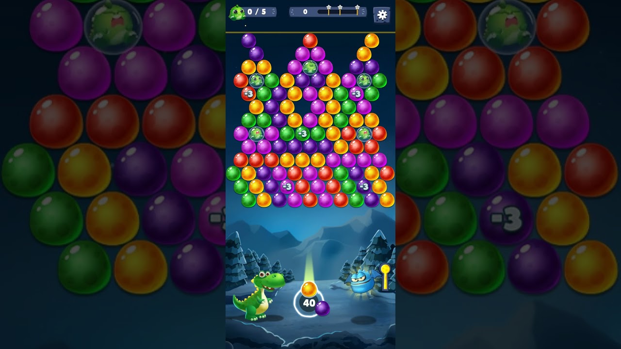Primitive bubble game de bolinhas coloridas
