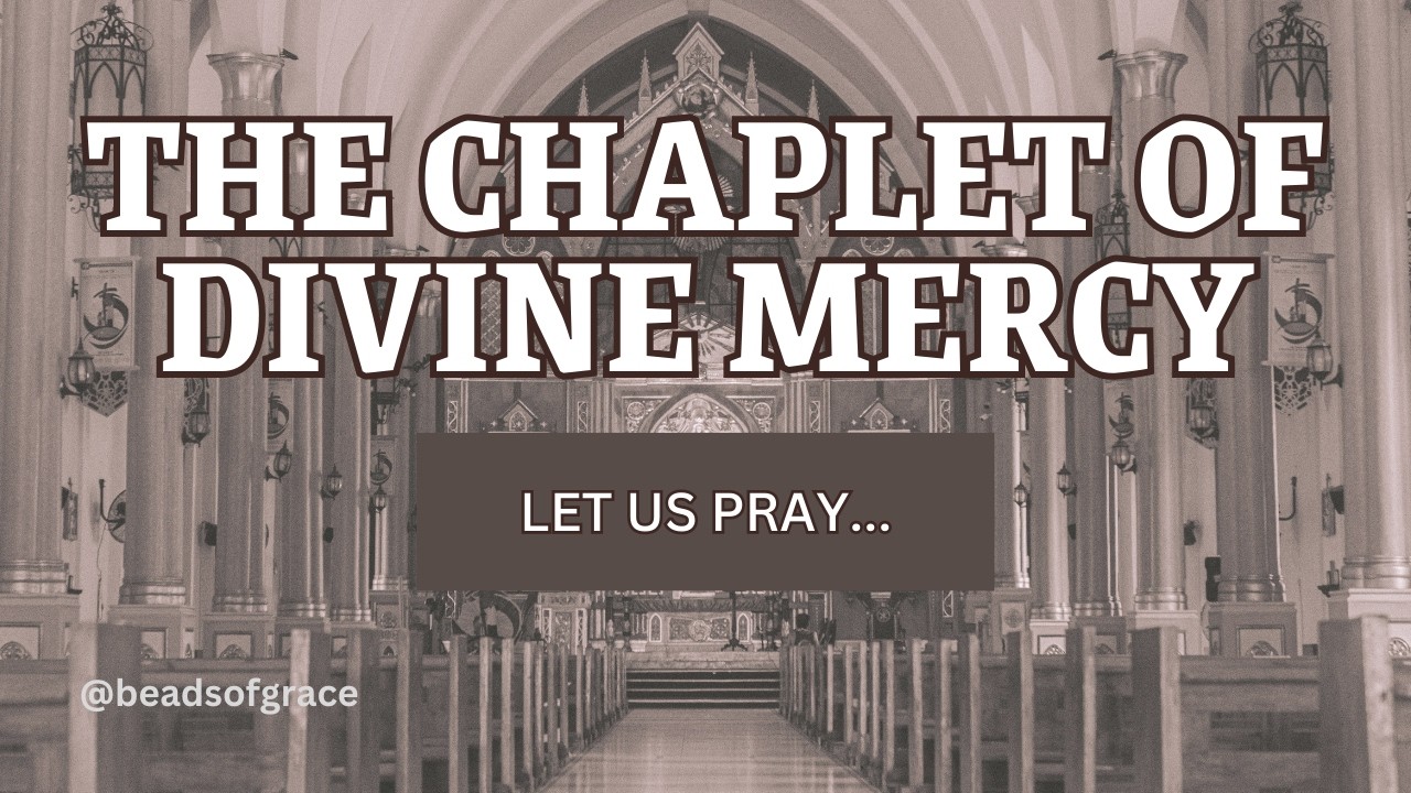 The Chaplet of Divine Mercy #chapletofdivinemercy #divinemercy #sacredheart #trustinjesus #mercy