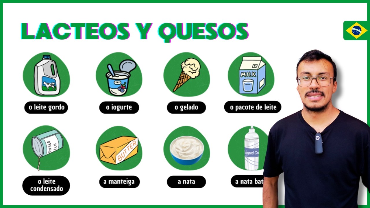 Alimentos en portugués (lacteos y quesos)