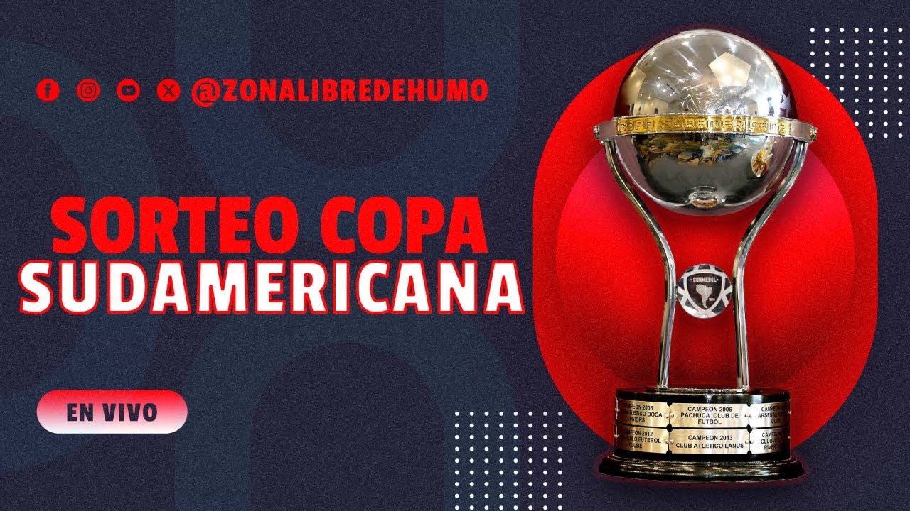 🗣️🎙️Sorteo de la COPA SUDAMERICANA, al aire ¡Conéctate YA!