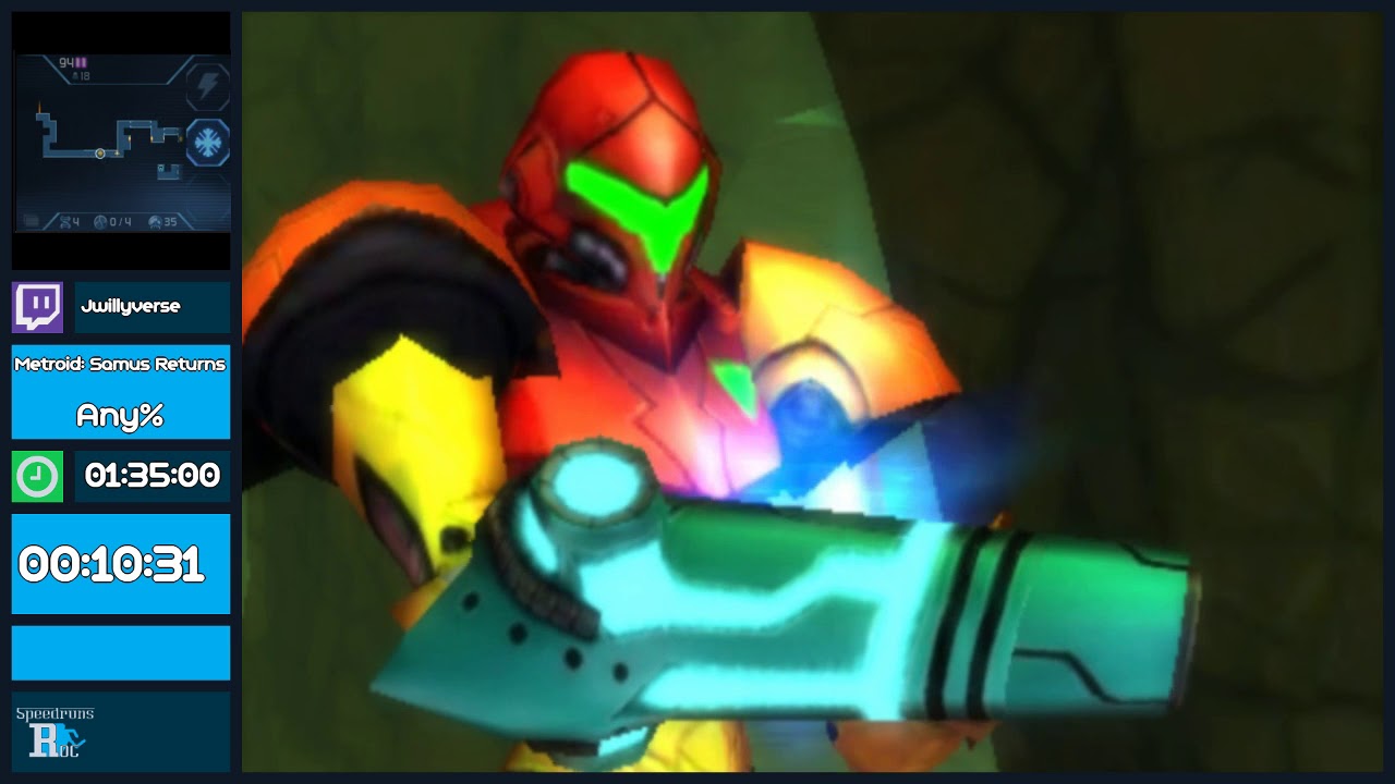 SRROC Summer Marathon: Metroid: Samus Returns (Any%) by Jwillyverse