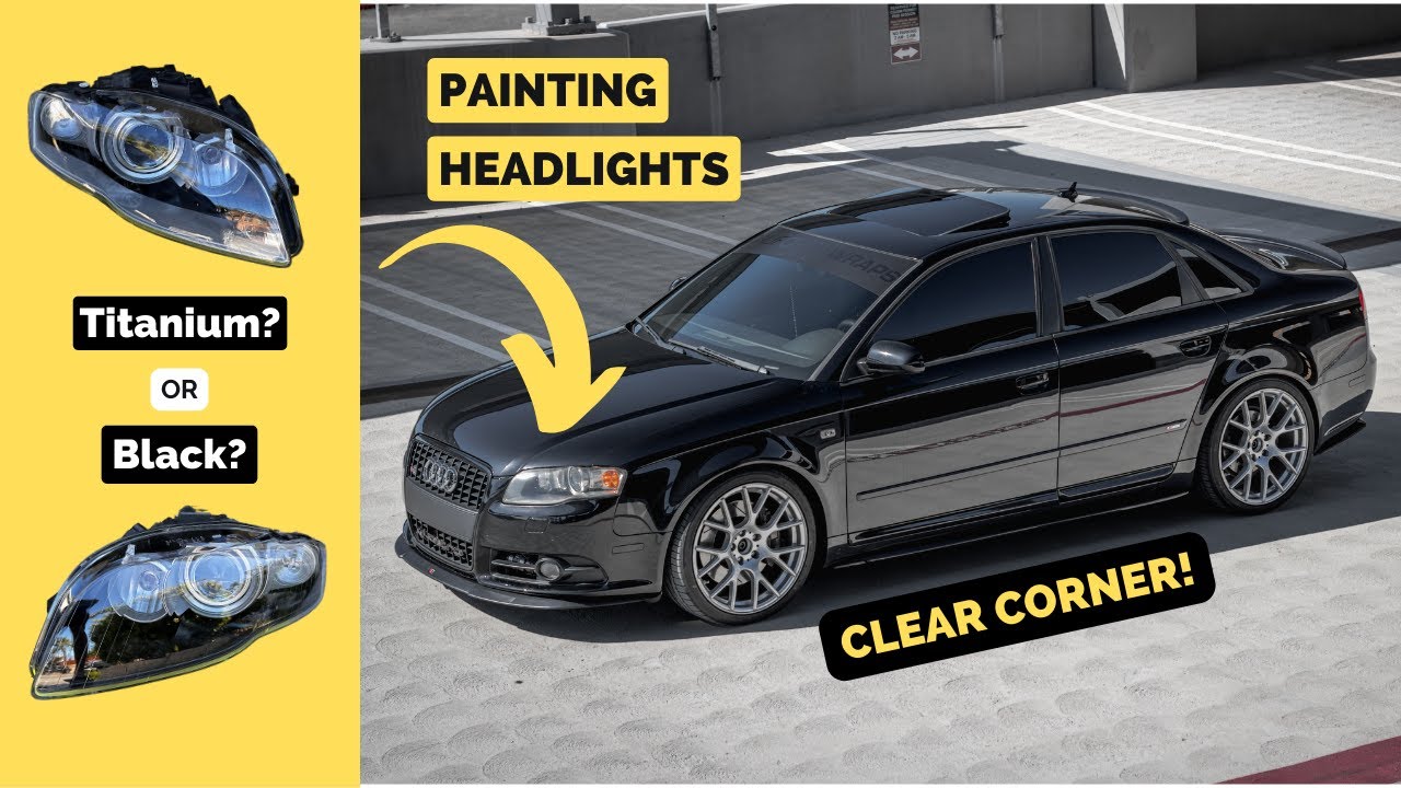 Painting The Inside Of My Headlights Pt2 | B7 A4 S4 RS4