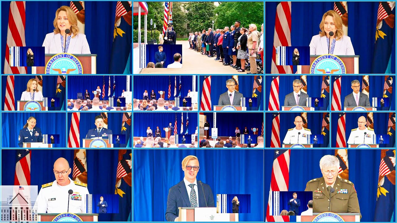 Deputy Defense Secretary Speaks at Pentagon LGBTQ+ Pride Ceremony - 2024